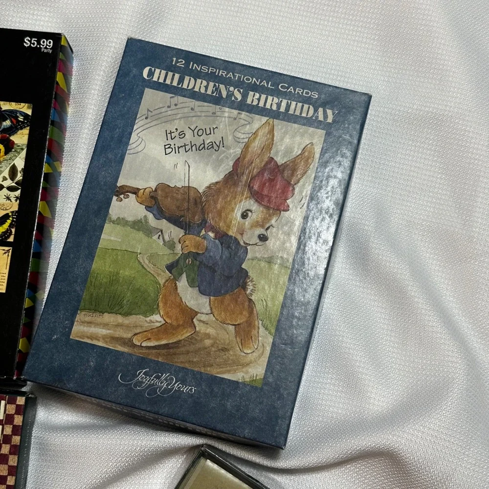 Unused Stationery Lot Greeting Cards Wildlife Nature Faith Multi Excellent Art L